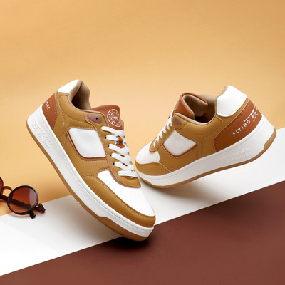 FLYING MACHINE KROVER 2.0 Sneakers For Men(Tan , 11)