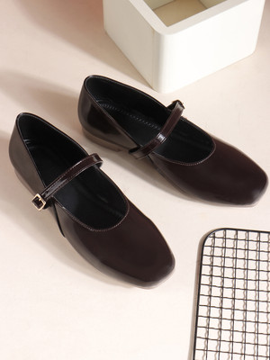 TRYME Bellies For Women(Brown , 8)