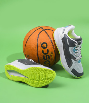 Lakhani Aashirwad E-1309 Lightweight,Comfortable,Trendy,Breathable, Sports Running Shoes For Men(Grey , 9)