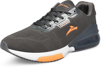 Combit PILOT-1001_DARK GRY/ORNG Running Shoes For Men(Grey)