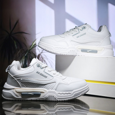 asian Shadow-02 Sneakers For Men & Boys | Comfort Casual Sports Shoes For Gym & Walk Sneakers For Men(White, Grey , 8)