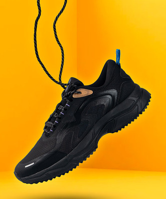 Xtep Running Shoes For Men(Black , 10)