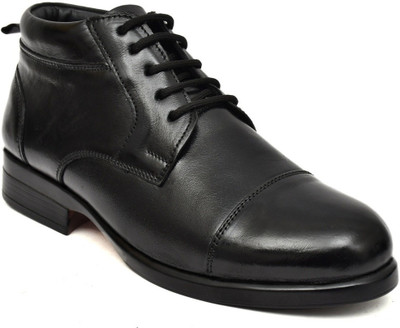 Svpanther Men’s Formal Shoes | Classic Lace-Up Office Wear Dress Lace Up For Men(Black , 10)