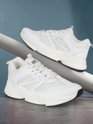HRX by Hrithik Roshan Walking Shoes For Men(Off White , 9)