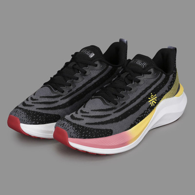 Cult Quasar Enhanced Cushioning Enhanced Grip Lightweight High Traction Running Shoes For Men(Black , 7)