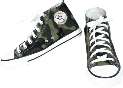 glemia glemia Camouflage High Top Flat Outsole Sneakers | Casual Shoes for Men Sneakers For Men(Multicolor)