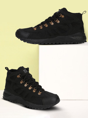 GOLDSTAR 401 Tracking & Hikking Shoes for Men Boots For Men(Black , 9)
