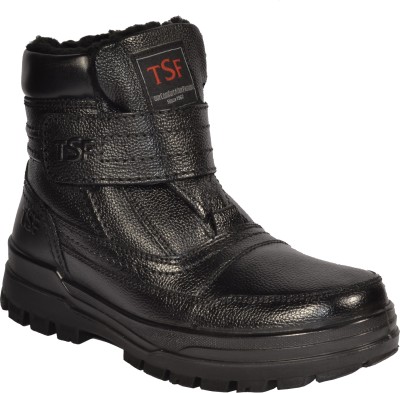 TSF TSF 8738-BLK-BOOT Boots For Men(Black)
