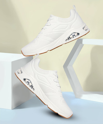 Skechers TRES-AIR UNO - CASAIRAL Casuals For Men(White , 8)