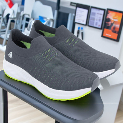 AYGO The Everyday Basic Slip On Casual Shoes For Men | Comfortable & Slip Resistance Slip On Sneakers For Men(Grey , 10)
