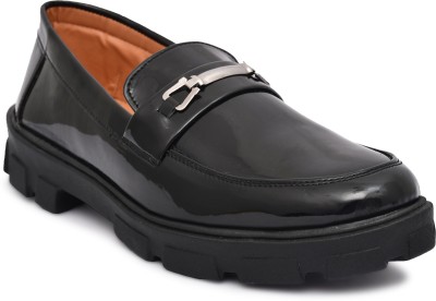 Umax Latest Collection of Trendy||Stylish Casual Loafer Patent Leather For Man Casuals For Men(Black , 7)