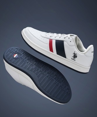 U.S. POLO ASSN. Sneakers For Men(White , 6)