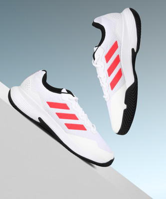 ADIDAS GAMECOURT 2 M Tennis Shoes For Men(White , 10)