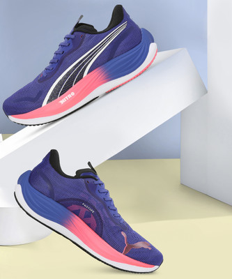 PUMA Velocity NITRO 3 Res Running Shoes For Men(Blue , 7)