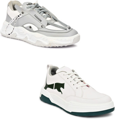 Hida Comfort Fit Sports Shoes for Gym & Outdoor Wrestling Shoes For Men(Grey, Green , 6)