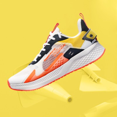 JQR BLAST Sports shoes, Walking, Lightweight, Trekking, Stylish Running Shoes For Men(White, Orange)