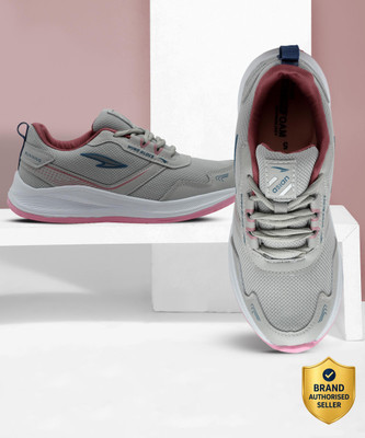 asian Mercury-11 Grey Sports,Gym,Walking,Training,Stylish Running Shoes For Women(Grey, Pink , 7)