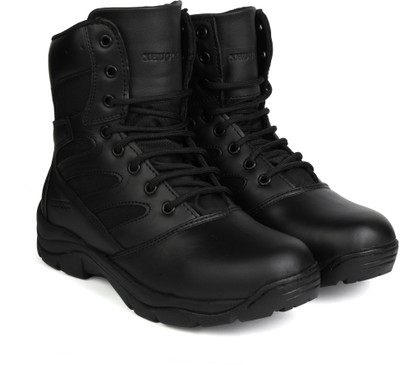 XHUGOY XHUGOY (008) Boots For Men For Men(Black , 5)