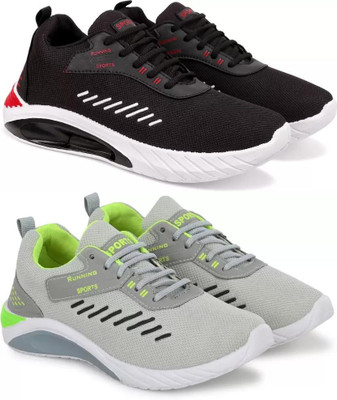 ELASA TY-TOOFAN BLACK_GREY TOOFAN Outdoors For Men(Black , 10)