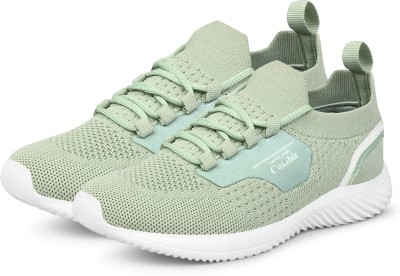 Combit SLEEK-1007_PISTA /WHT Running, Walking, Trekking, Comfort, Outdoor, Lightweight Running Shoes For Women(Green)