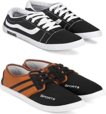 RKM SHOES Rkm Sports Shoes For Men Lightweight Multicolour Shoes For Men (Pack Of 2) Running Shoes For Men(Multicolor)