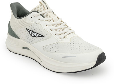RED TAPE Walking Shoes For Men(Off White, Green , 9)