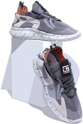 RapidBox Stylish & Trendy Sneakers For Men(Grey , 9)