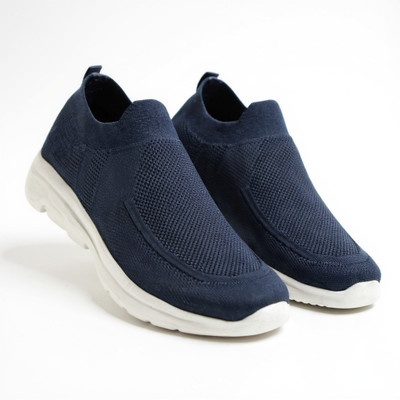 GENVE Stylish Comfortable Walking Wear and Runing Sports Shoes For Men's. Party Wear For Men(Navy , 6)