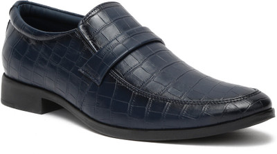 kosher Formal Shoes Slip On For Men(Blue , 6)