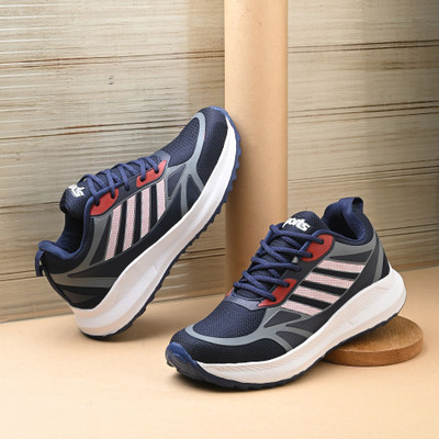 K' Footlance Rich Quality Decent Look Lightweight Men's Casual sneaker shoes running shoes Sneakers For Men(Blue , 7)