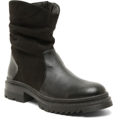 Bruno Manetti CH-004-Black Boots For Men(Black)