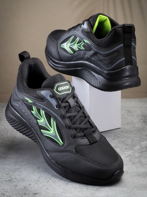 asian Platinum-03 Running Shoes For Men(Black)