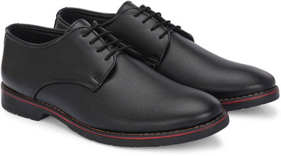 INVICTUS The Lifestyle Co Men Lace Up Formal Derbys Derby For Men(Black , 9)