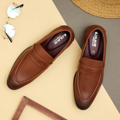 DUKE Slip On For Men(Tan , 10)