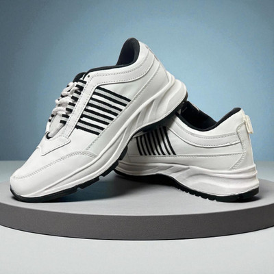 Free Kicks Sneakers For Men(White , 6)