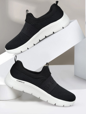 Skechers GO WALK FLEX Sneakers For Women(Black , 5)