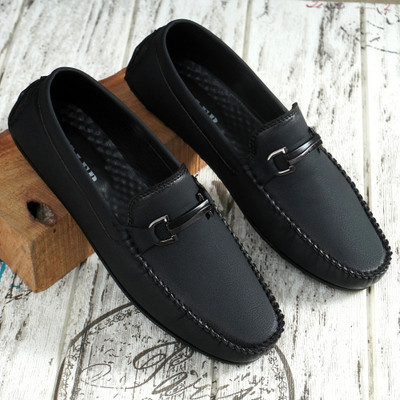 KILLER Formal & Casual Loafers for Men | Comfortable, Stylish & Lightweight SlipOn Loafers For Men(Black , 9)