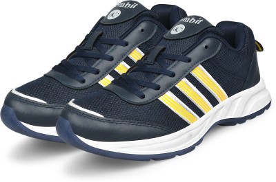 Combit INSTA-01_NAVY BLU/YELLOW Running Shoes For Men(Navy)