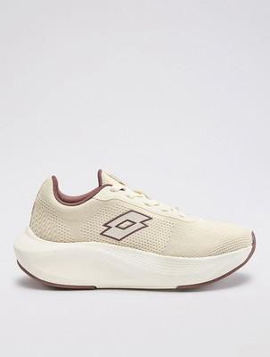 LOTTO Xwift Knit Running Shoes For Women(Off White , 5)