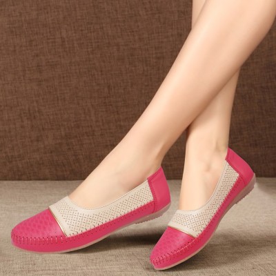 action LSN020 Comfortable Loafers For Women(Pink , 3)