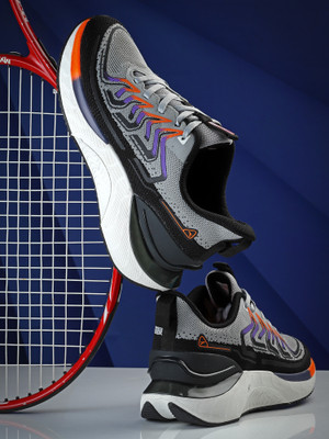 action Athleo 1403 Lightweight Comfortable Stylish Sports Lace Up Running Shoes For Men(Grey , 7)