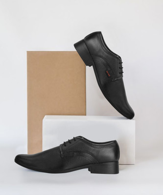 RED CHIEF Patrick Pro Office Wear Shoes with Lace-Up Closure Derby For Men(Black , 9)