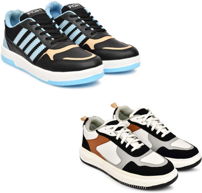 Hida Comfort Fit Sports Shoes for Gym & Outdoor Wrestling Shoes For Men(Blue, Black , 10)