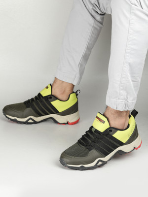 Abros ROXWELL Running Shoes For Men(Olive , 8)