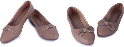 AKD Bellies For Women(Brown, Brown , 6)