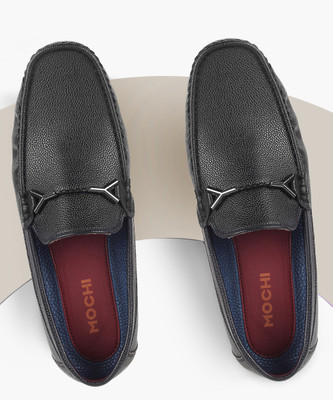 MOCHI Loafers For Men(Black , 7)