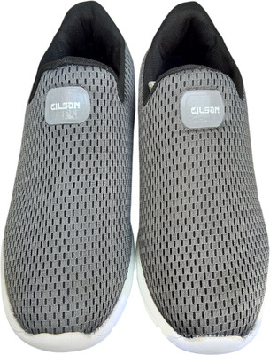 CILSON Men's Casual Shoes Memory Foam & PilloFoam Comfort Slip-On Walking Shoes For Men Outdoors For Men(Grey , 7)