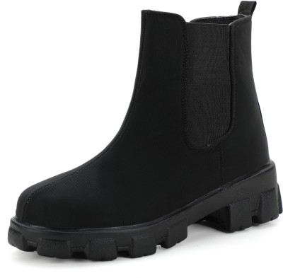 SNASTA Chelsea Boots for women Boots For Women(Black)