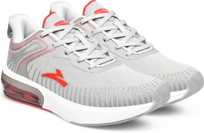 Combit CASH-03_L.Gry/RED Running, Walking, Trekking, Comfort, Outdoor, Lightweight Running Shoes For Men(Grey)