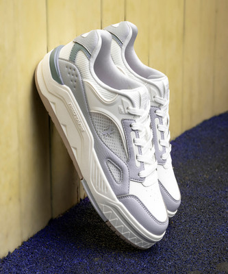 RED TAPE Lifestyle Sneakers Shoes for Women | Rounded Front, Soothing Insole Sneakers For Women(Grey, White , 7)